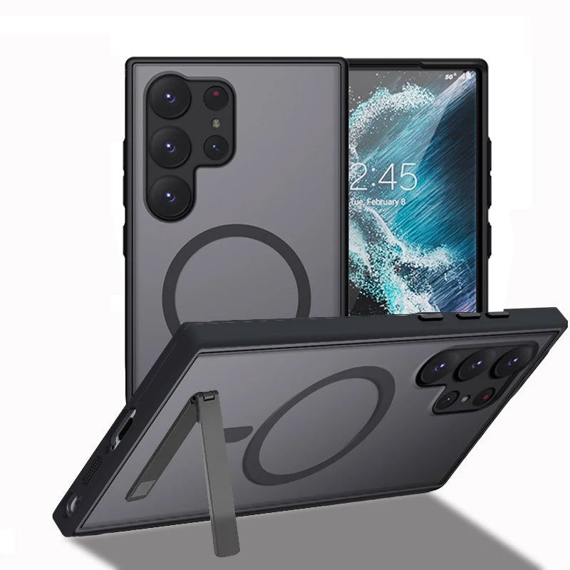 UYUXIO Magnetic Stand Case for Samsung Galaxy S24 / S23 / S22 Ultra Plus