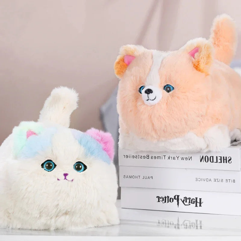 🐱🐶✨ Simulation Electric Plush Cat & Dog Toy – Interactive Talking Huggy Pet for Kids | Electronic Companion Gift
