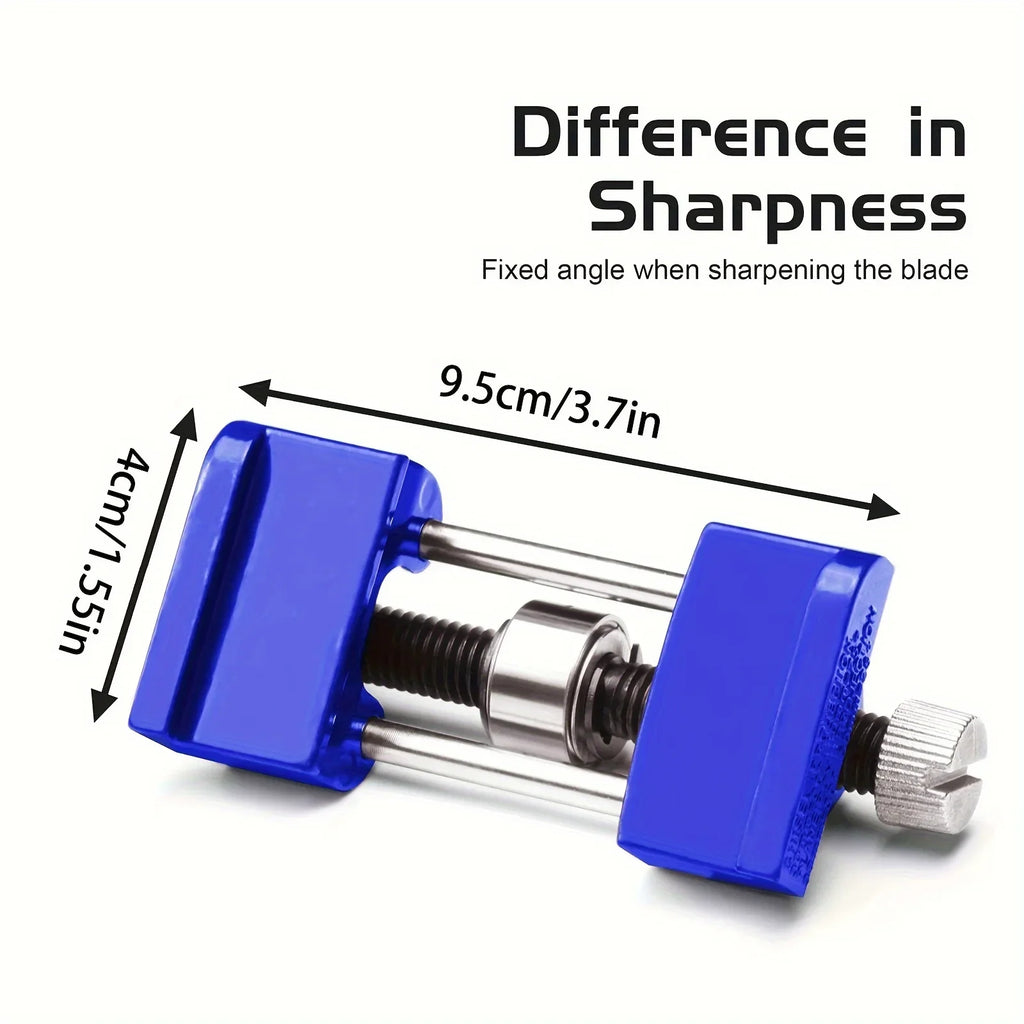 Adjustable Angle Honing Guide - Chisel & Plane Sharpening Jig with Stone Holder for Precision Woodworking Tools