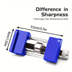 Adjustable Angle Honing Guide - Chisel & Plane Sharpening Jig with Stone Holder for Precision Woodworking Tools