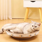 Cat Scratching Board Claw Sharpener Cat Nest No Shavings Corrugated Paper No Debris Cat Paw Basin Wear Resistant Bowl Shaped Toy