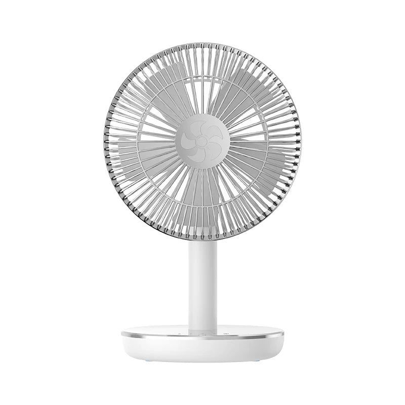 🌬️🔋 7200mAh Rechargeable Desktop Fan – High Wind Portable Table Fan