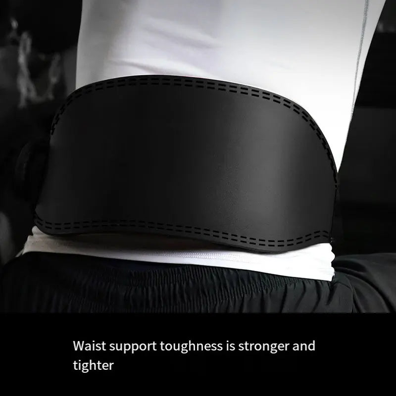 Professional Leather Squat Belt 🏋️ | Durable Back Support for Heavy Lifts 🦾✨