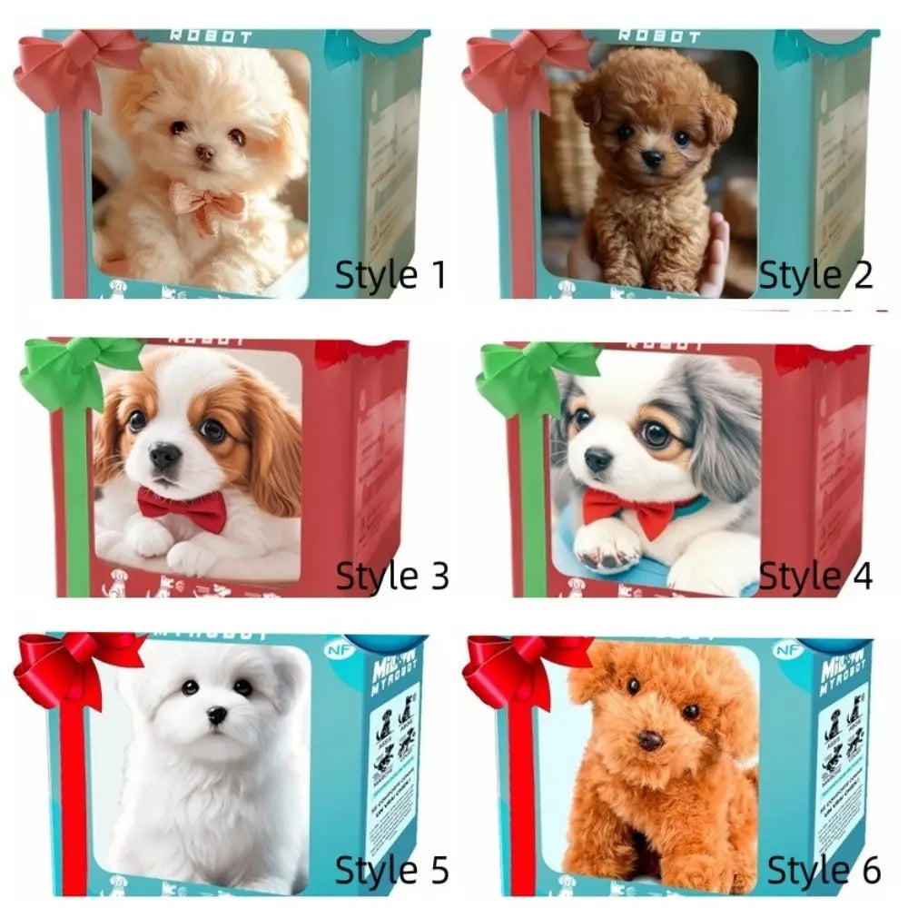 🎁 Birthday Gift Stuffed Animal 🐶 Realistic Robotic Puppy 🤖 Interactive Robot Dog 🐾 Barking, Tail Wagging & Walking Toy 🎂 Kids & Pet Lovers Gift 🎀