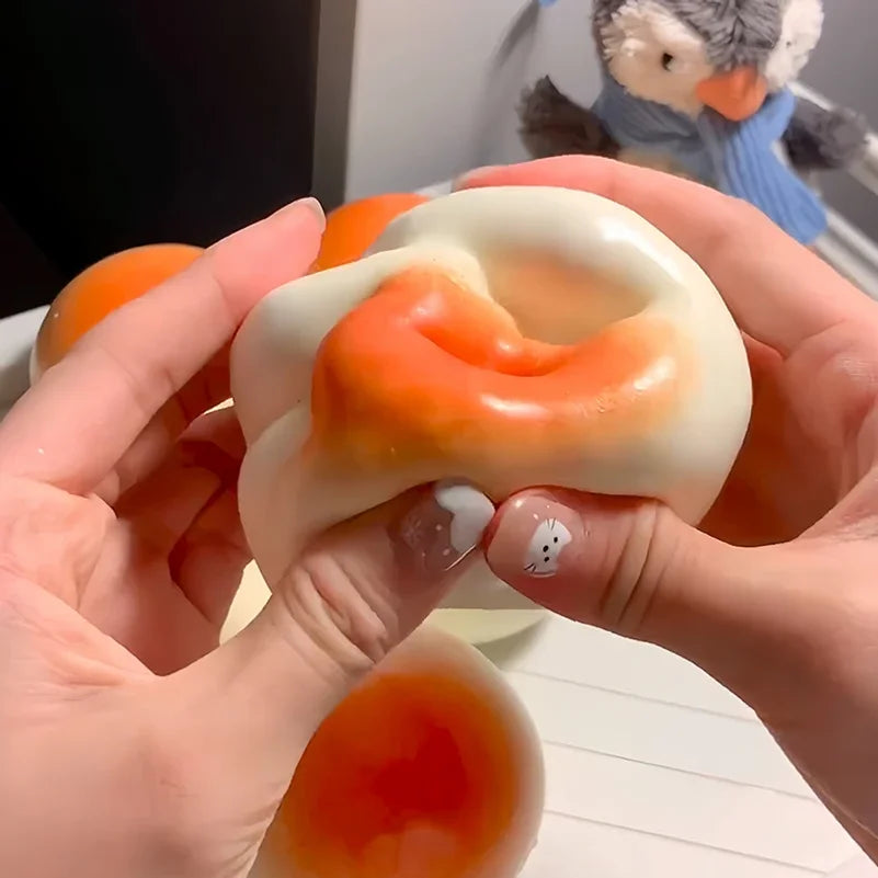 Honey Bread Squishy Toy – Soft ASMR Sensory Squeeze Fidget