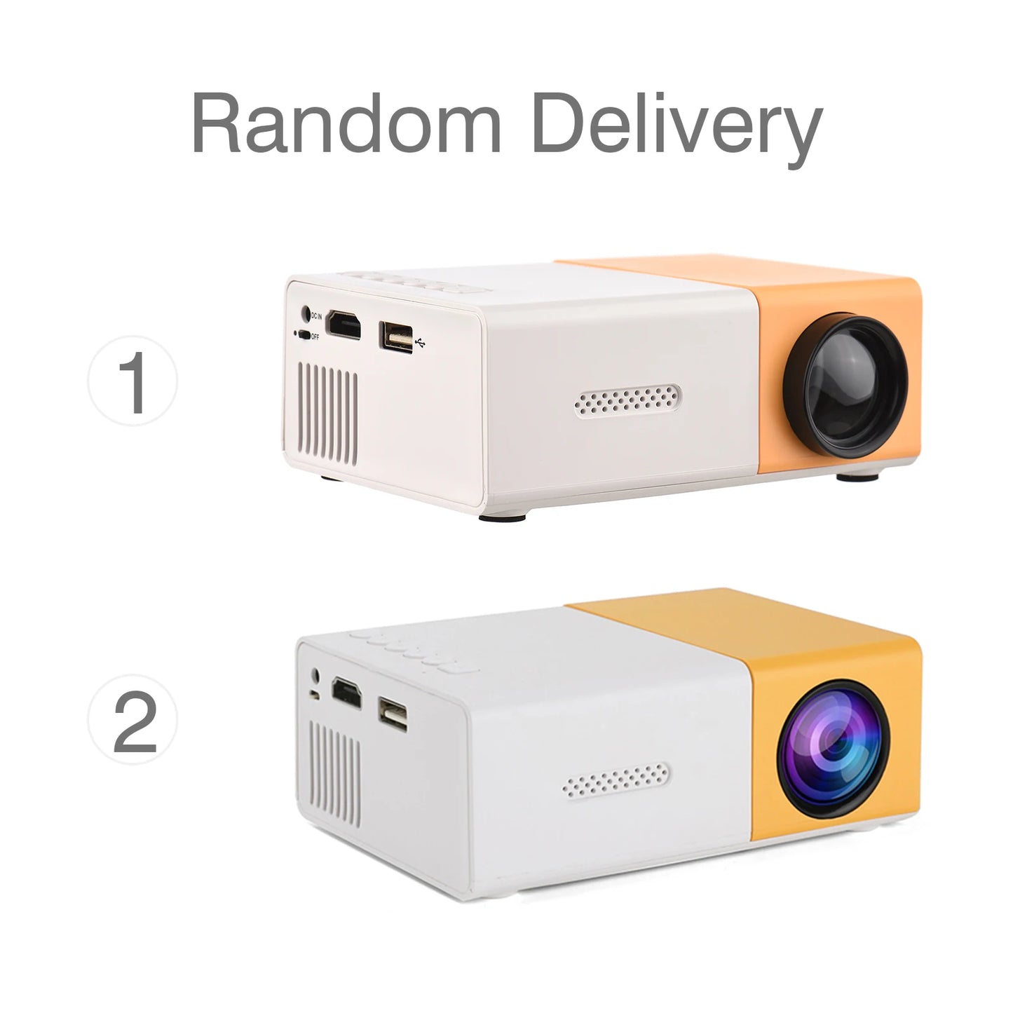 📽️✨ Mini LED Projector Portable Video Projector 🎬 | Supports 720P & 1080P 💎 | Built-in Speaker 🔊 & Remote Control 🎮 | HD / AV / USB / 3.5mm Audio 📱💻