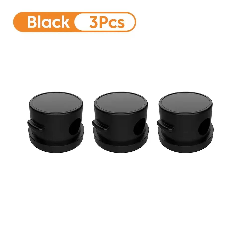 🧲🔄 360° Rotation Magnetic Cable Clip – Adhesive Wire Organizer