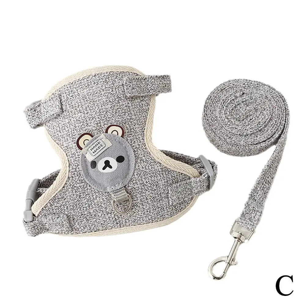 🐾👕 2025 New Undershirt Style Pet Harness with Leash – Breathable & Adjustable