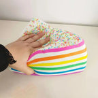 Rainbow Cake Squishy Toy – Slow-Rebound Sprinkle Cake Stress Ball