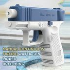 High‑Pressure Water Gun Toy – Non‑Electric Automatic Water Blaster for Kids & Adults | Long‑Range 32.8 ft Shooting | Summer Beach & Pool Water Pistol | 3C & CE Certified