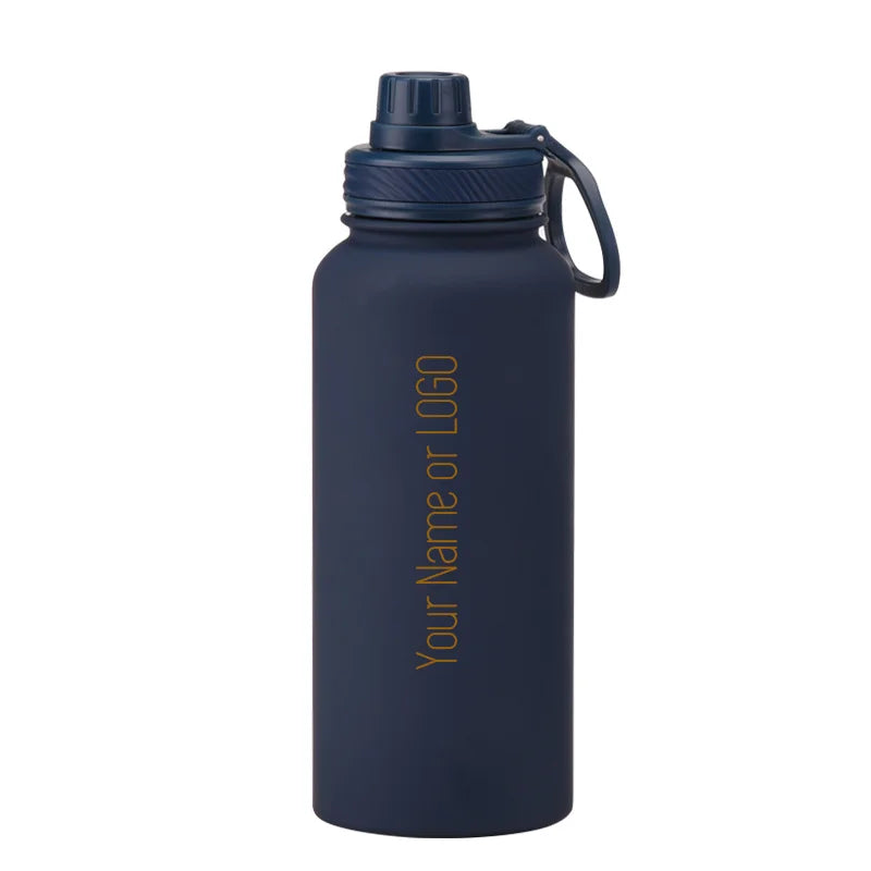 PURACOOL Custom Water Bottle 1000ML – Personalized Thermal Tumbler Gift 💧✨