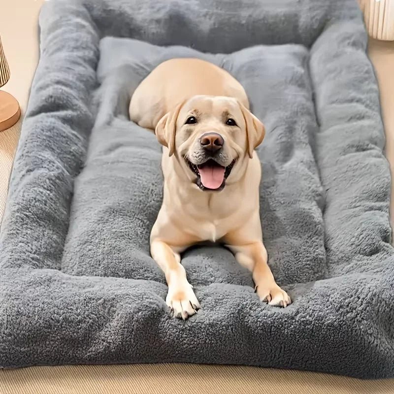 🛋️🐾 Oversized Plush Pet Bed Sofa – Ultra Soft Rectangle Mat