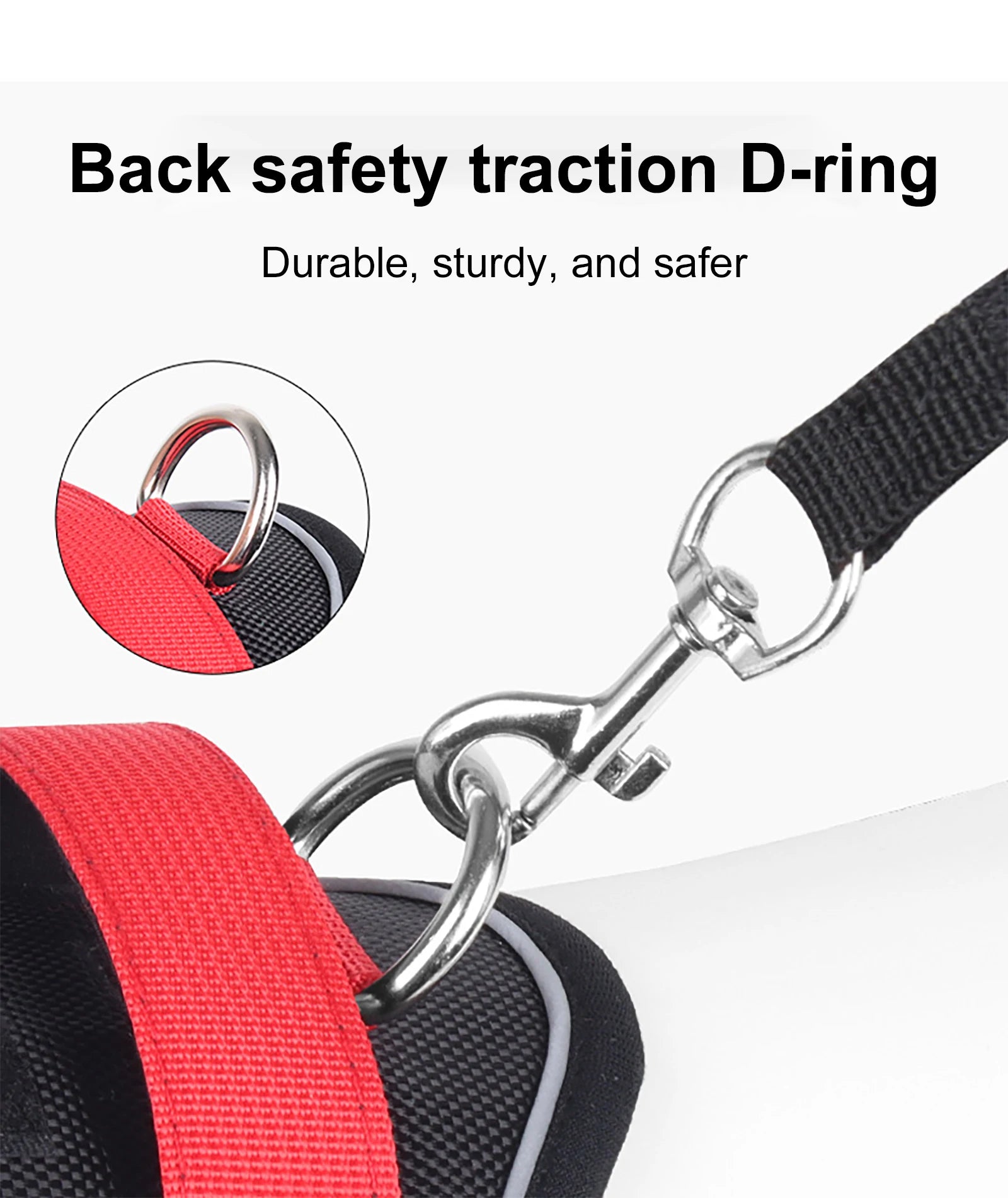 🐕🛡️ Reflective Tactical Dog Harness – 1680D Waterproof Vest
