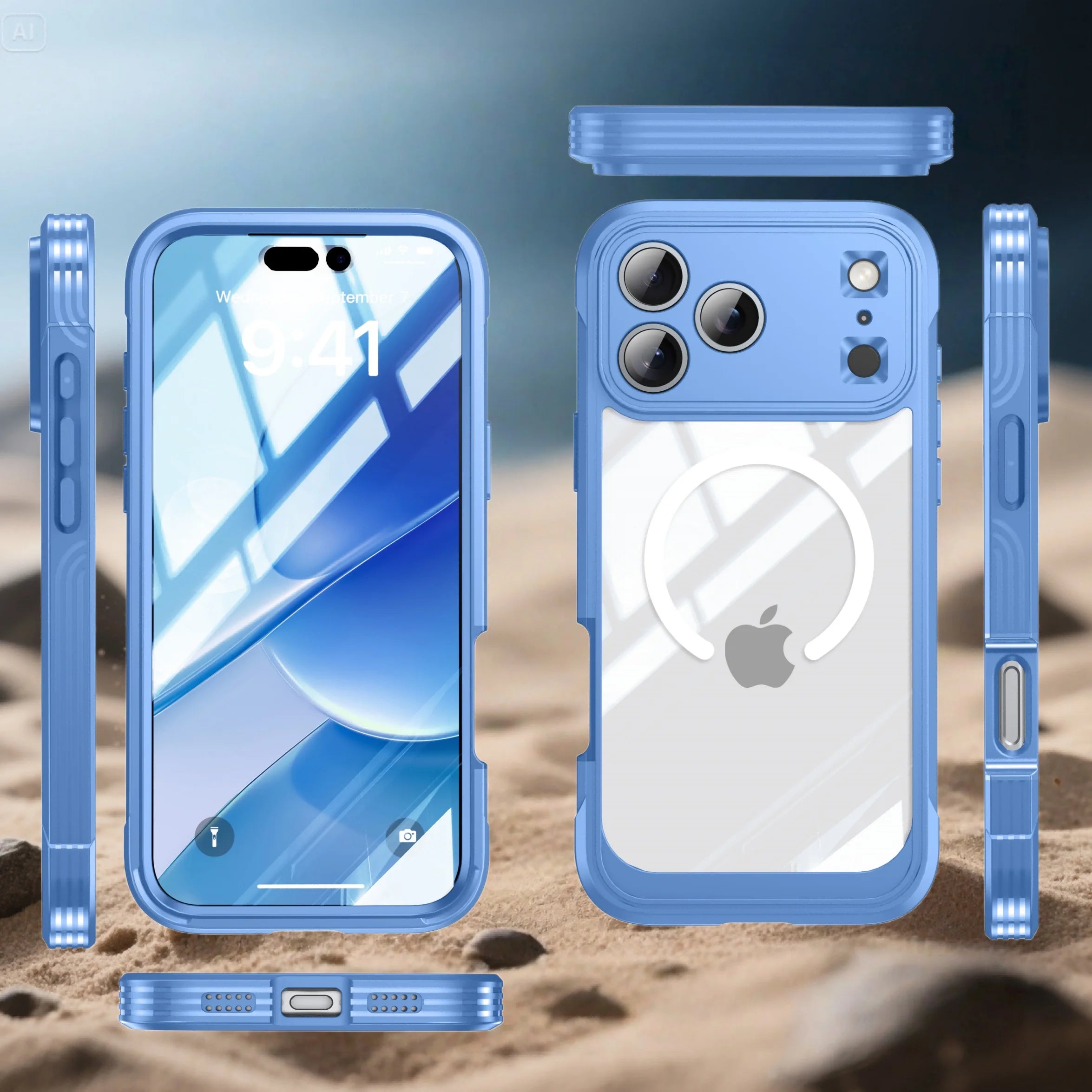 🧲📱 Durable Non-Slip Magnetic Wireless Charging Case for iPhone 17 Series