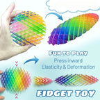 Mini Fidget Worm Toy – Elastic Mesh Sensory Stretch Fidget