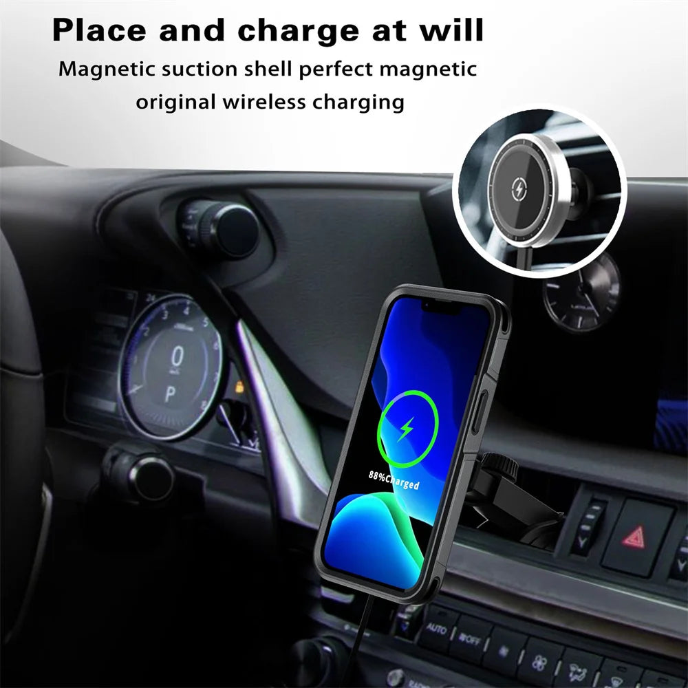 MagSafe Magnetic Military-Grade Shockproof Case for iPhone