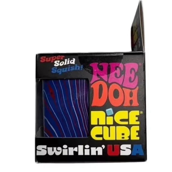 NeeDoh Nice Cube Swirlin’ – USA Limited Edition Sensory Toy