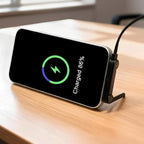 2-IN-1 Type-C Cable Foldable Mobile Phone Holder 240W Fast Charging Data Cable Multifunction Phone Charge Bracket Dual PD cable