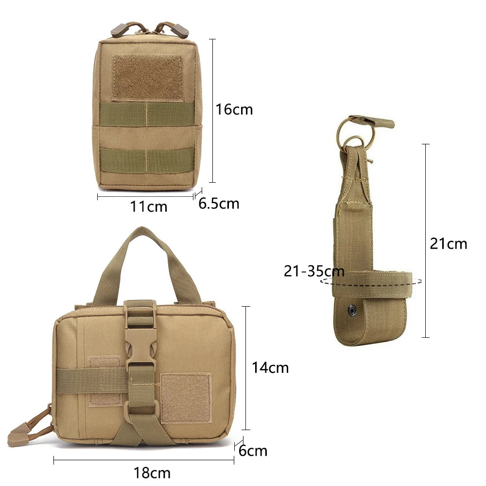 Tactical Large Dog Harness & Leash Set 🐕‍🦺 Military Training Vest with Collar for German Shepherd, Malinois & Medium-Large Dogs