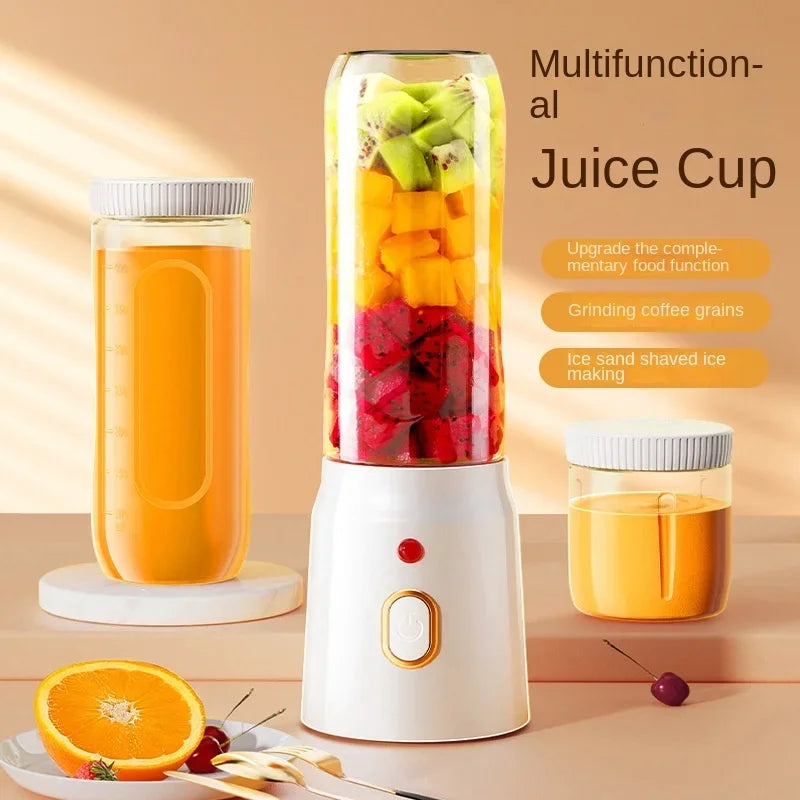 🥤⚡ Portable Kitchen Blender Wireless Electric Fruit Juicer 🍊 | 10-Blade Ice Crushing Mixer Machine ❄️ | USB Rechargeable Mini Food Blender for Home & Travel 🏡🚶‍♀️