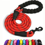 🐕🔗 Double Strap Retractable Dog Leash – Reflective Heavy Duty Lead