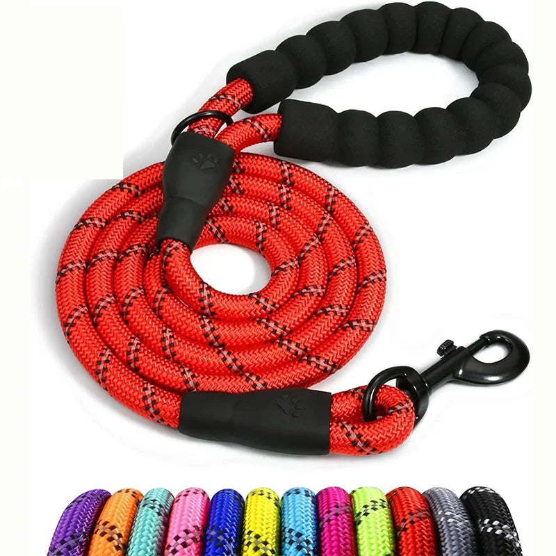 🐕🔗 Double Strap Retractable Dog Leash – Reflective Heavy Duty Lead
