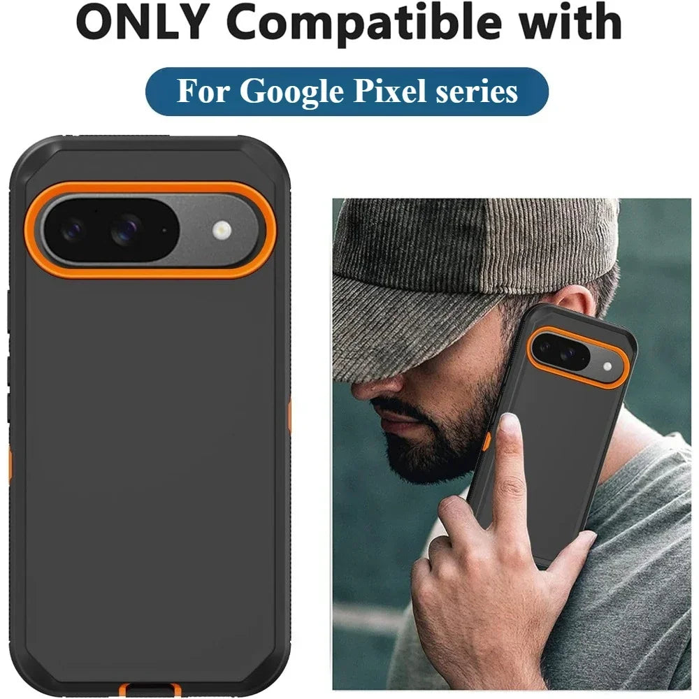 Military Grade Matte Rugged Case for Google Pixel Series