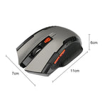 🖱️⚡ 2.4G Wireless Mouse 1600DPI – 6 Button Optical Gamer Mouse