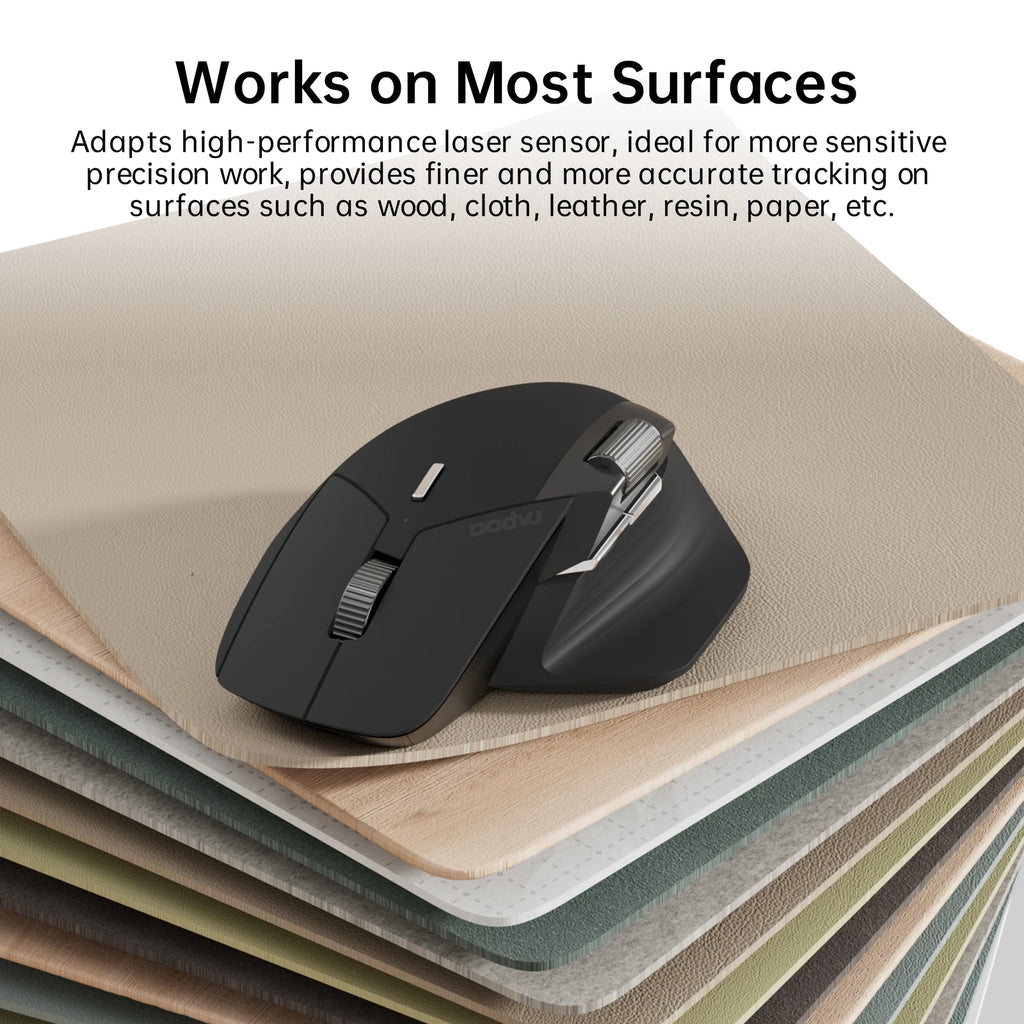 🖱️⚡ Rapoo MT760L / MT760M Multi-Mode Rechargeable Wireless Mouse – 4000 DPI