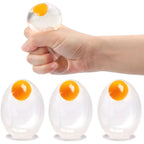 Funky Egg Squishy Ball – Clear Splat Sensory Fidget Toy