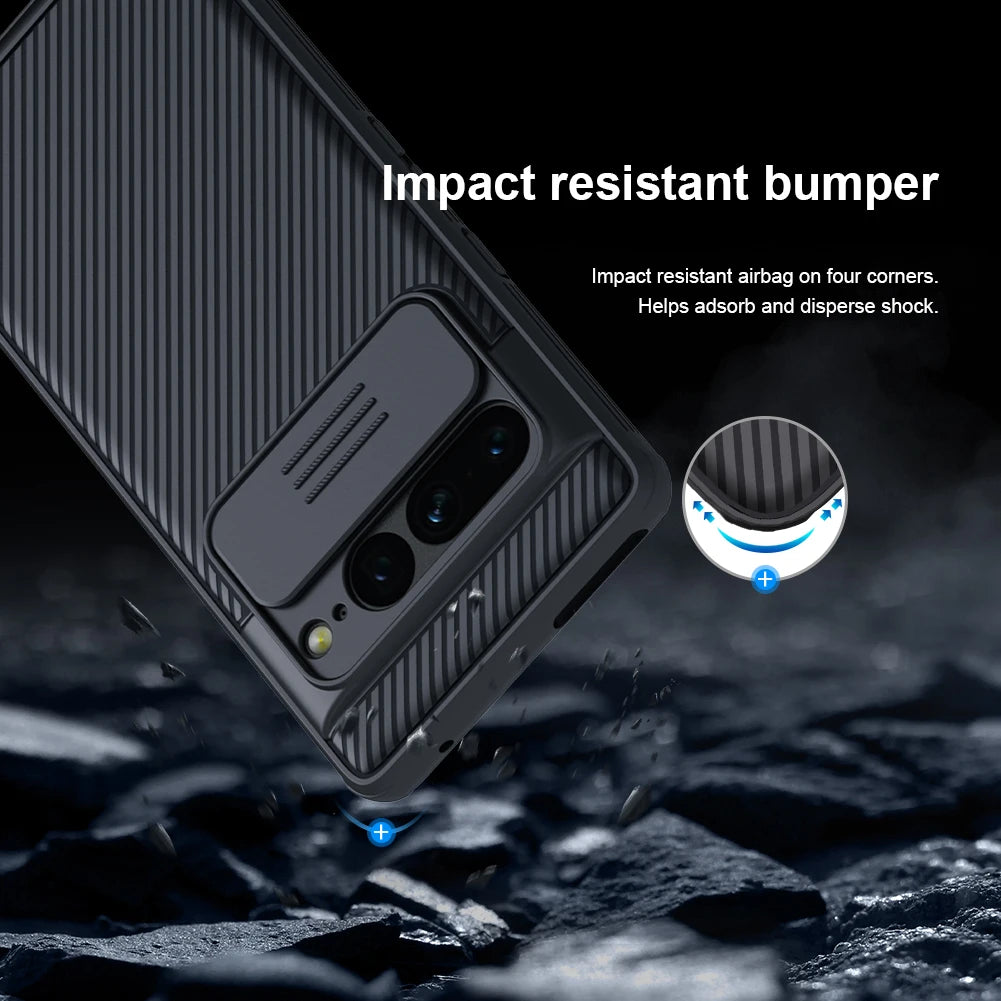 Nillkin Shockproof Case with Slide Camera Cover for Google Pixel