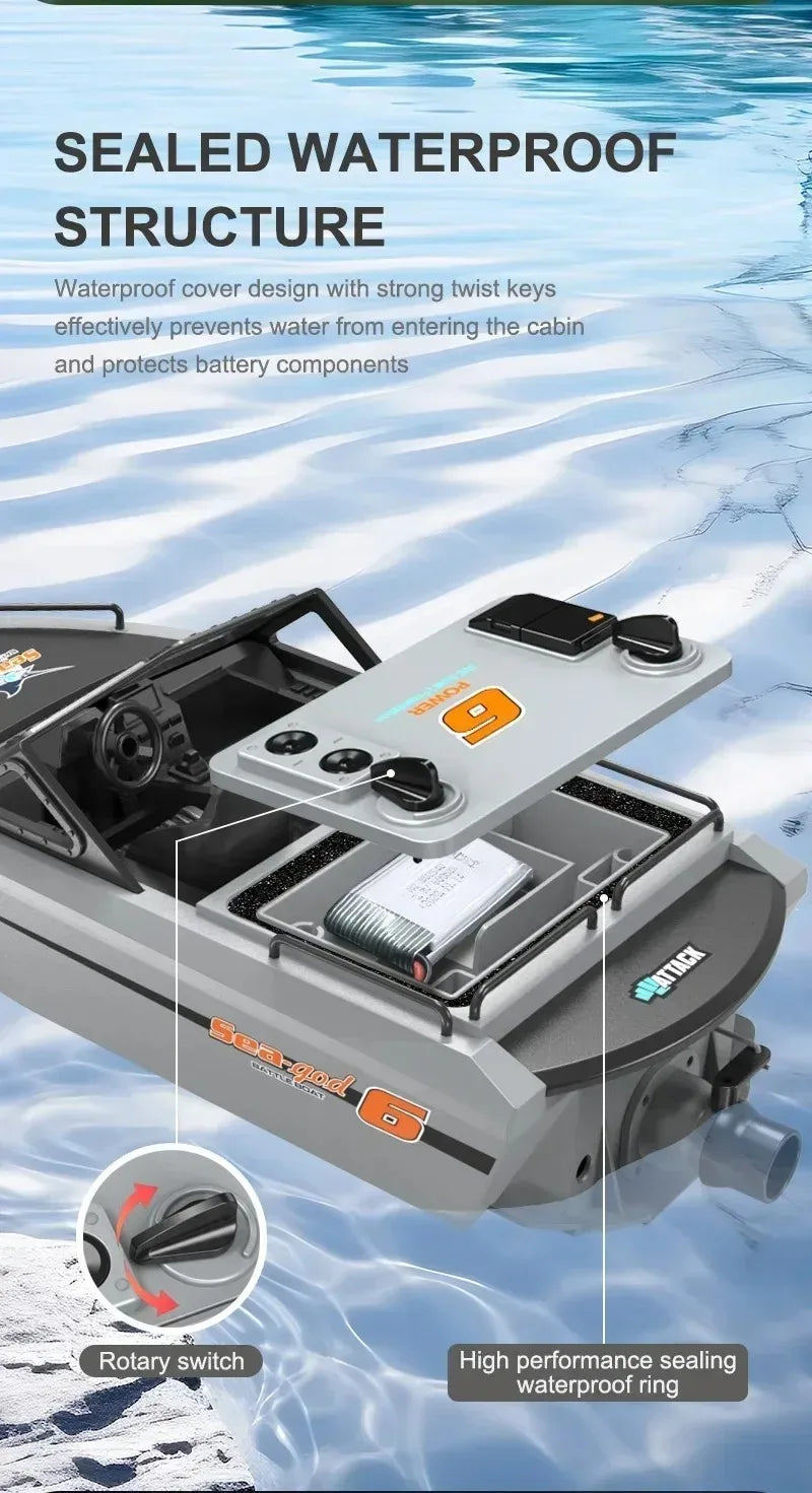 Brushless Jet 2.4G RC Boat TX693 Remote Control Boat Ship Brushless Motor Boat Model Electric Speedboat Toy Gift for Boys