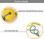 🎾🐶 EVA Floating Dog Ball – Bite Resistant Pull Ring Rope Toy