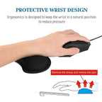 ⌨️🖱️ Widen Memory Foam Wrist Rest Set – Keyboard & Mouse Support