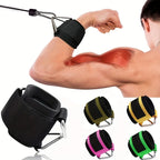 Adjustable Wrist Cuff for Cable Machine – Neoprene Padded Gym Ankle/Wrist Strap for Arm & Glute Training | Fitness Attachment for Men & Women (1 Pc)