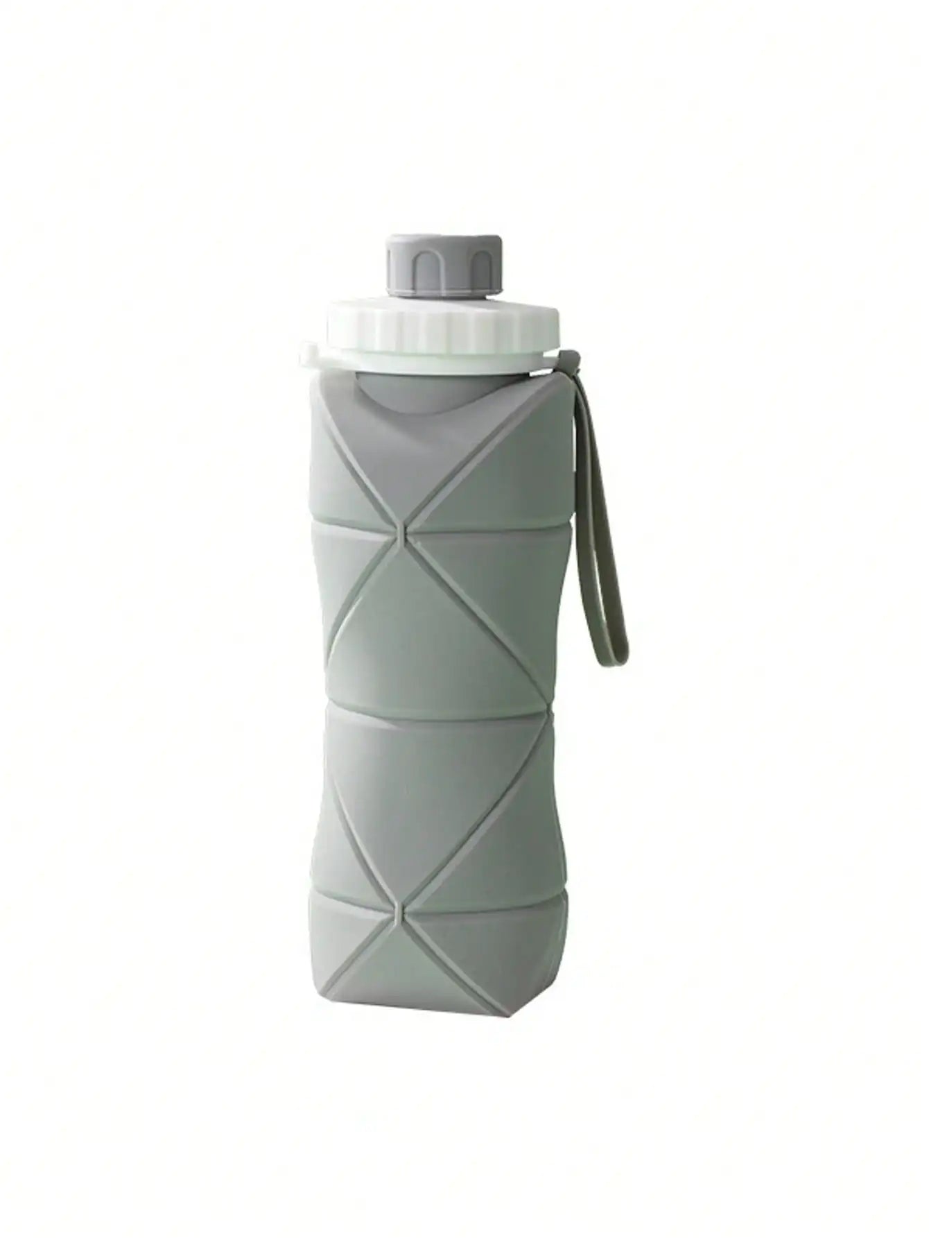 600ml Collapsible Silicone Water Bottle – Portable Foldable Travel Cup 💧✨
