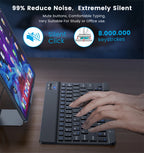 ⌨️🖱️ Mini Wireless Bluetooth Keyboard & Mouse Set – Portable for iPad & Android