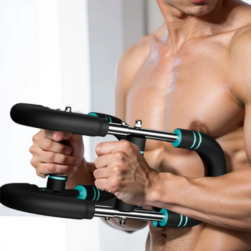Twister arm Trainer, Adjustable Resistance (60-140 lbs) Chest Workout Equipment,Forearm Power Exercise bar , pectoralis spinalis