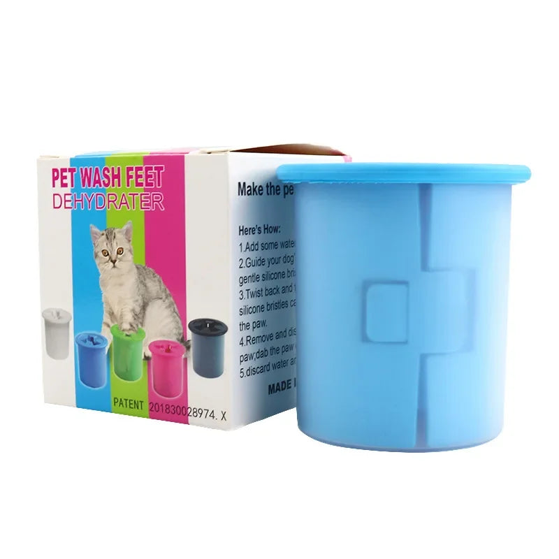 Dog Paw Cleaner Cup, Silicone Pet Feet Washer, Cat Paw Cleaning Tool, Portable
