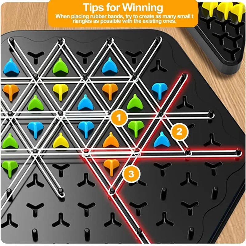 Triangle Chess Splendor Duel Board Game Strategy Game for Kids and Adults Fun Family Game Logic Chess Track Tables Game Toys