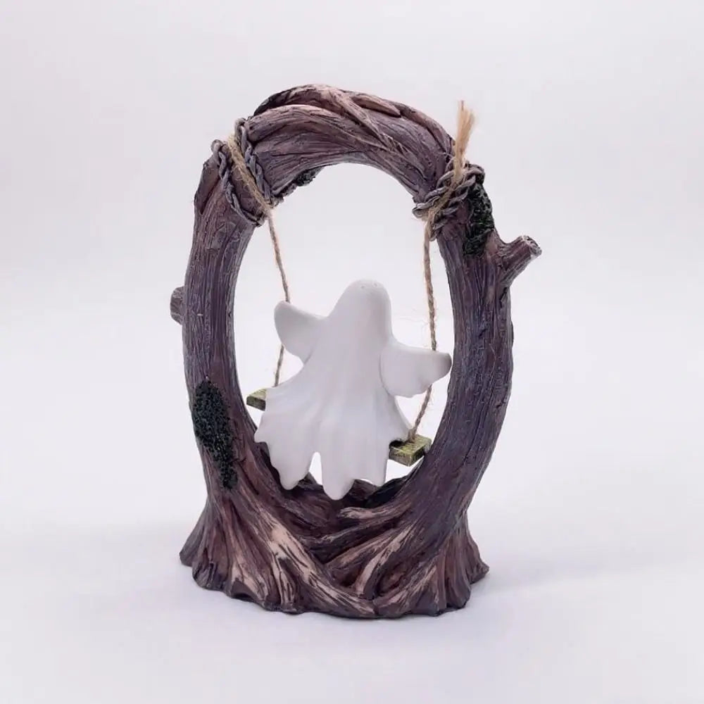 Swinging Ghost Ornament – Spooky Halloween Décor