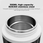 12V/24V Car Heating Cup 500ML – Electric Smart Kettle with LCD Temperature Display 🚗☕✨