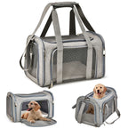 Soft Pet Carrier Backpack – Small Dog & Cat Travel Bag