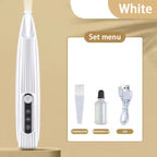 Portable Dog Paw Trimmer with LED Light – Cordless Nail Grinder for Pets