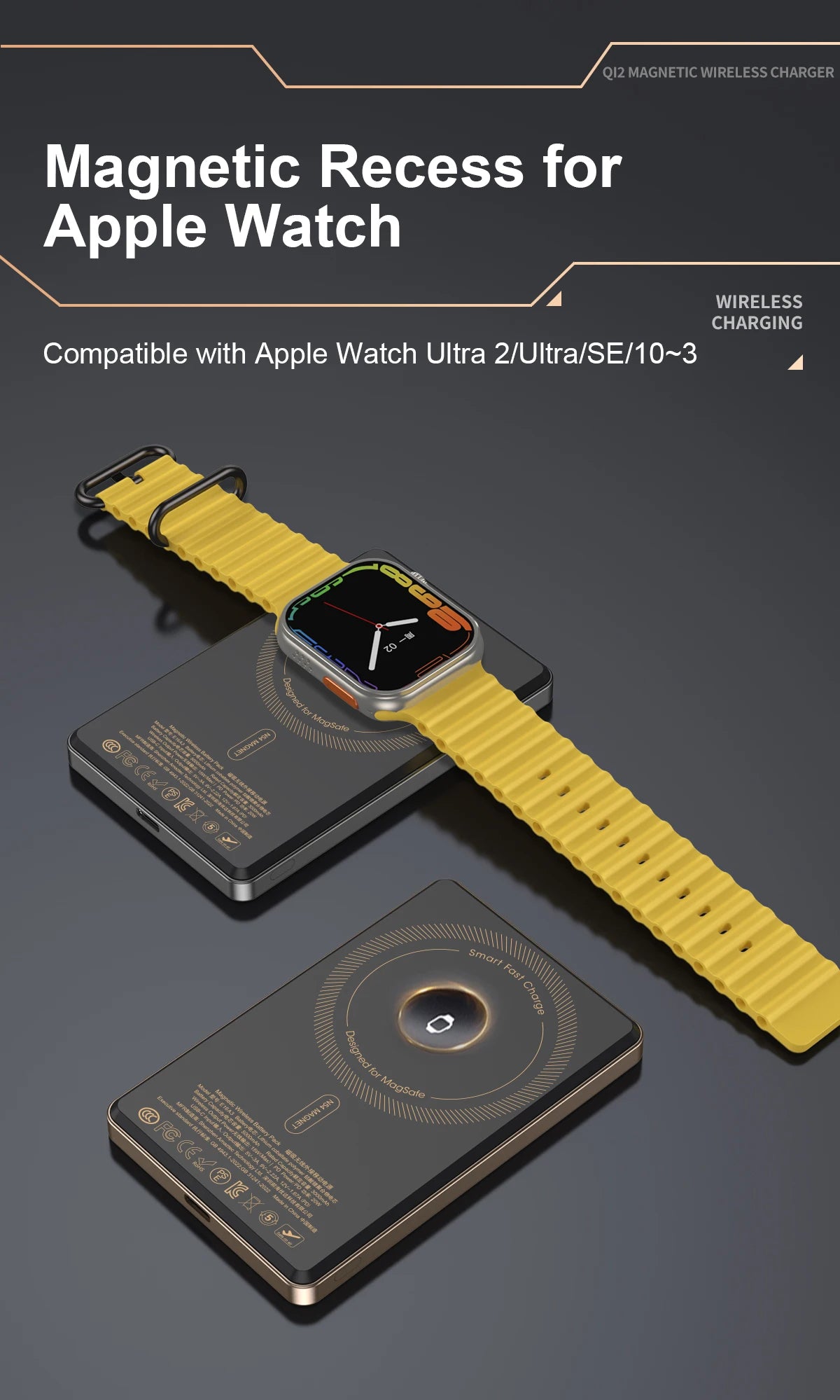 Magnetic Wireless Power Bank 5000/10000mAh | Fast Charging External Battery for iPhone 12‑17 Pro, Apple Watch & AirPods 🔋