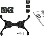 ❄️💻 Ultra Slim Laptop Cooling Pad – Low Noise Portable Cooler (7–15”)
