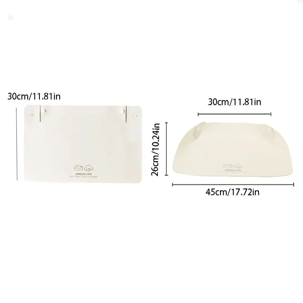 Pet Supplies PU Leather Pet Anti Spill Placemat Waterproof Oil Resistant Dog Food Pad Anti Slip Pet Feeding Mat Drinking Feeding