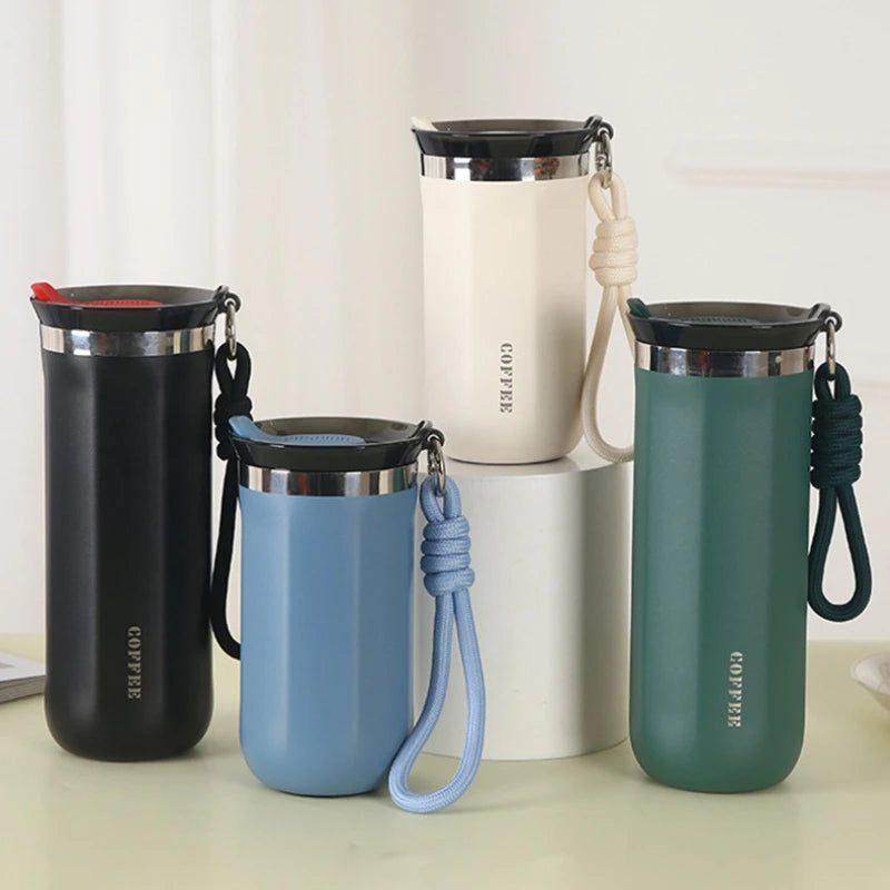 Stainless Steel Vacuum Flask – Insulated Hot & Cold Travel Mug Coffee Cup ☕✨