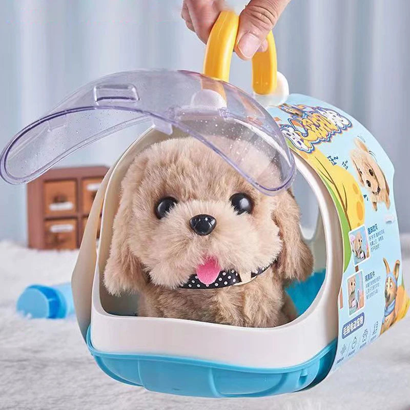 🐶🤖 Electronic Walking Dog Plush Toy – Interactive Vibrating & Moving Puppy Doll for Kids & Babies