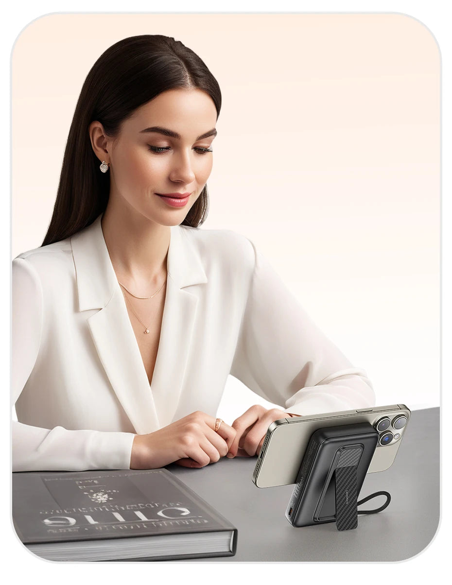 Toocki 10000mAh Magnetic Wireless Power Bank – 15W / 22.5W PD Fast Charge